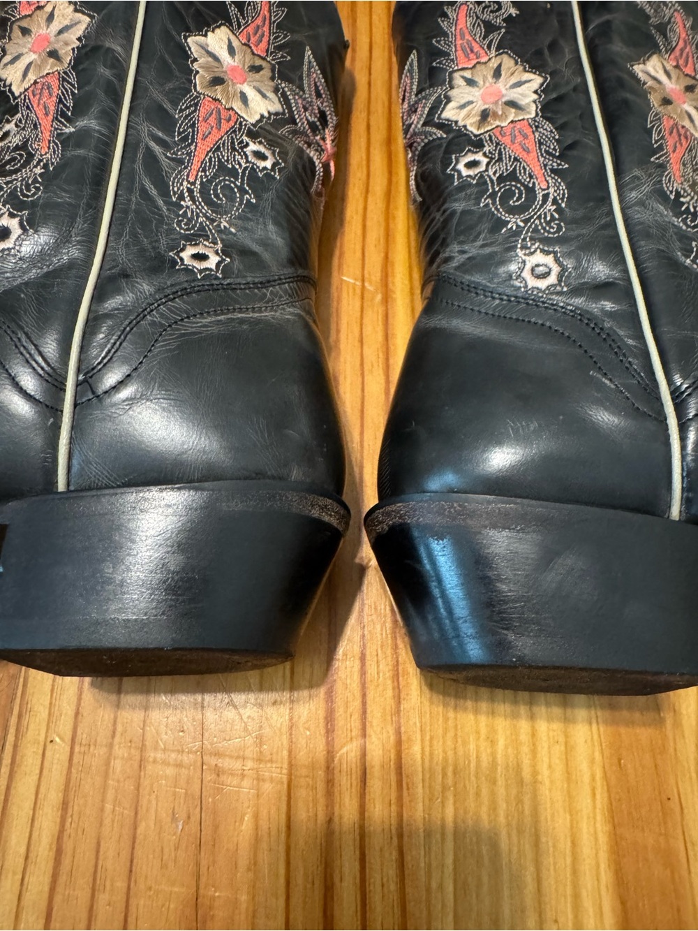JB Dillon Women's Leather Embroidered Cowboy Boots Size 8B #JBW2322 - Picture 14 of 16